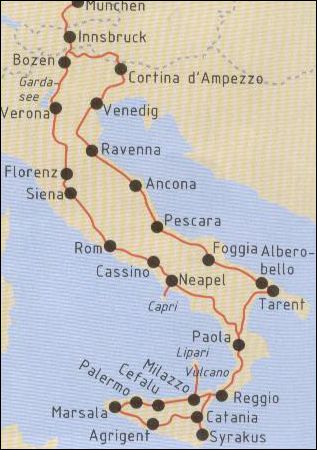 Ende unserer Italien Reise (5 750 KM)